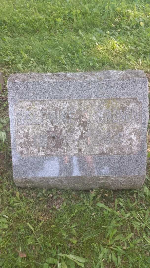 Delphine A. Brown's grave. Photo 4