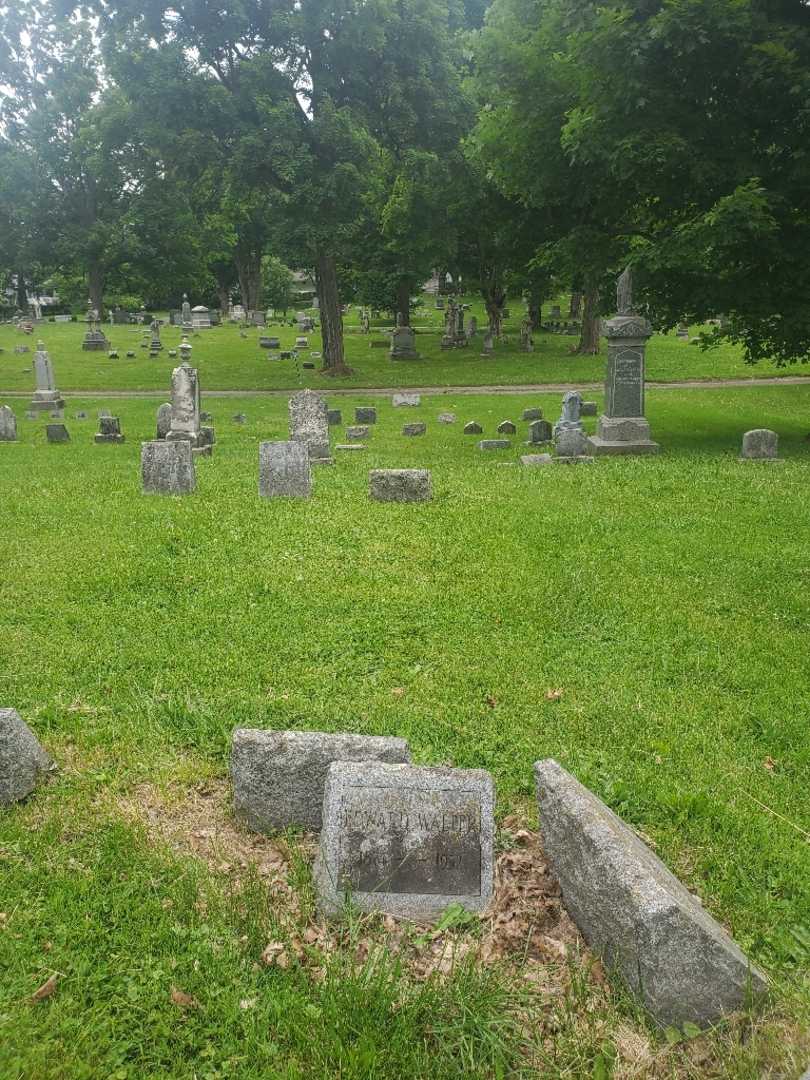 Edward Walter's grave. Photo 2