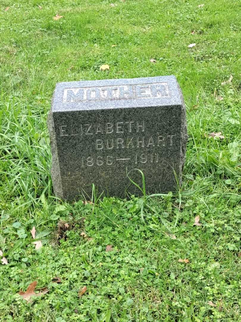 Elizabeth R. Burkhart's grave. Photo 3