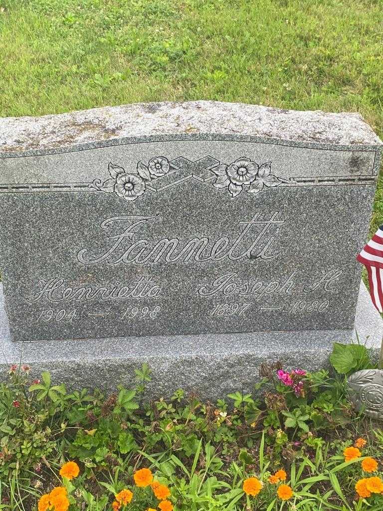 Joseph H. Fanetti's grave. Photo 1