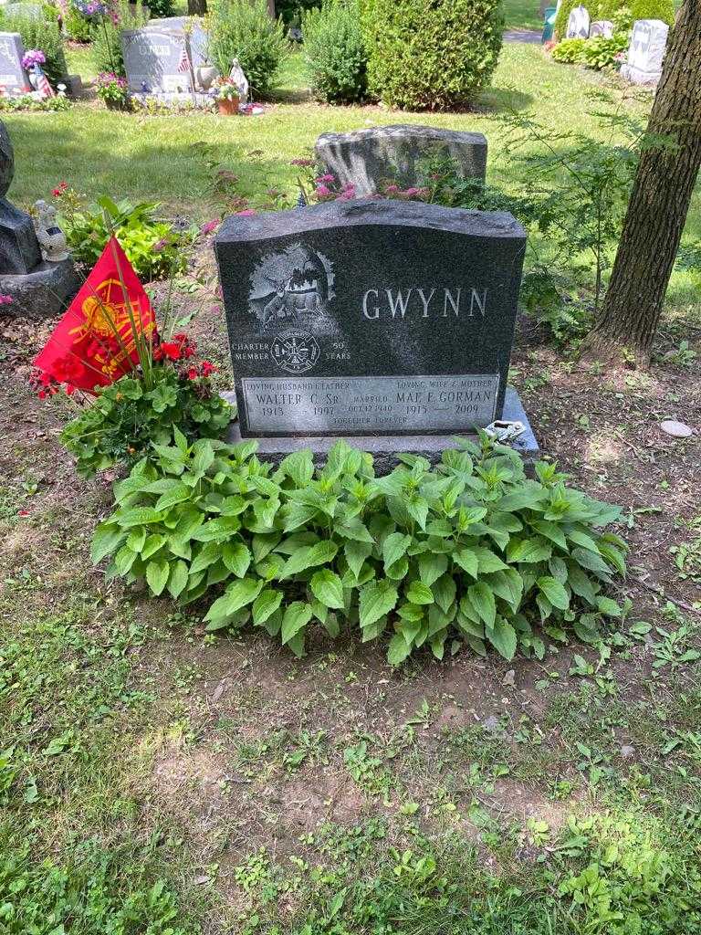 Mae E. Gwynn Gorman's grave. Photo 2