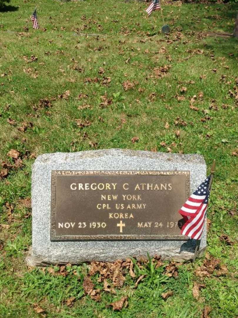 Gregory C. Athans US Army's grave. Photo 1