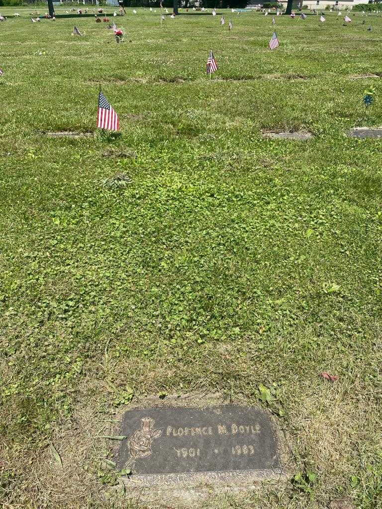 Florence M. Doyle's grave. Photo 3
