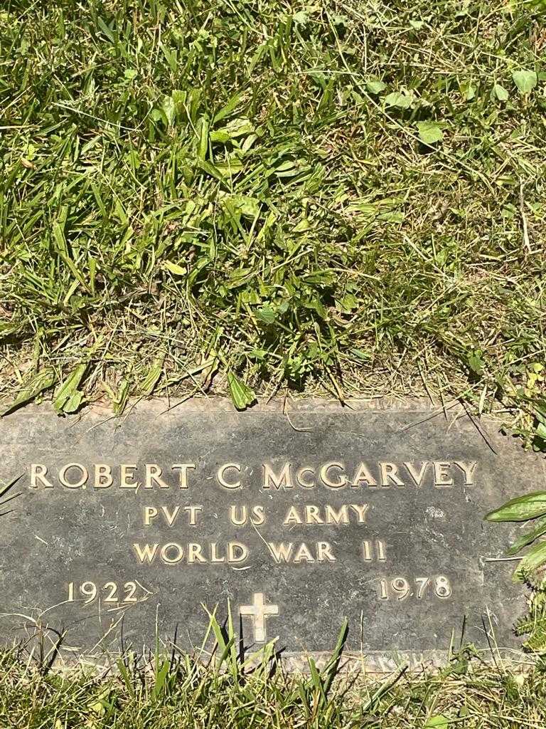 Robert C. McGarvey's grave. Photo 1