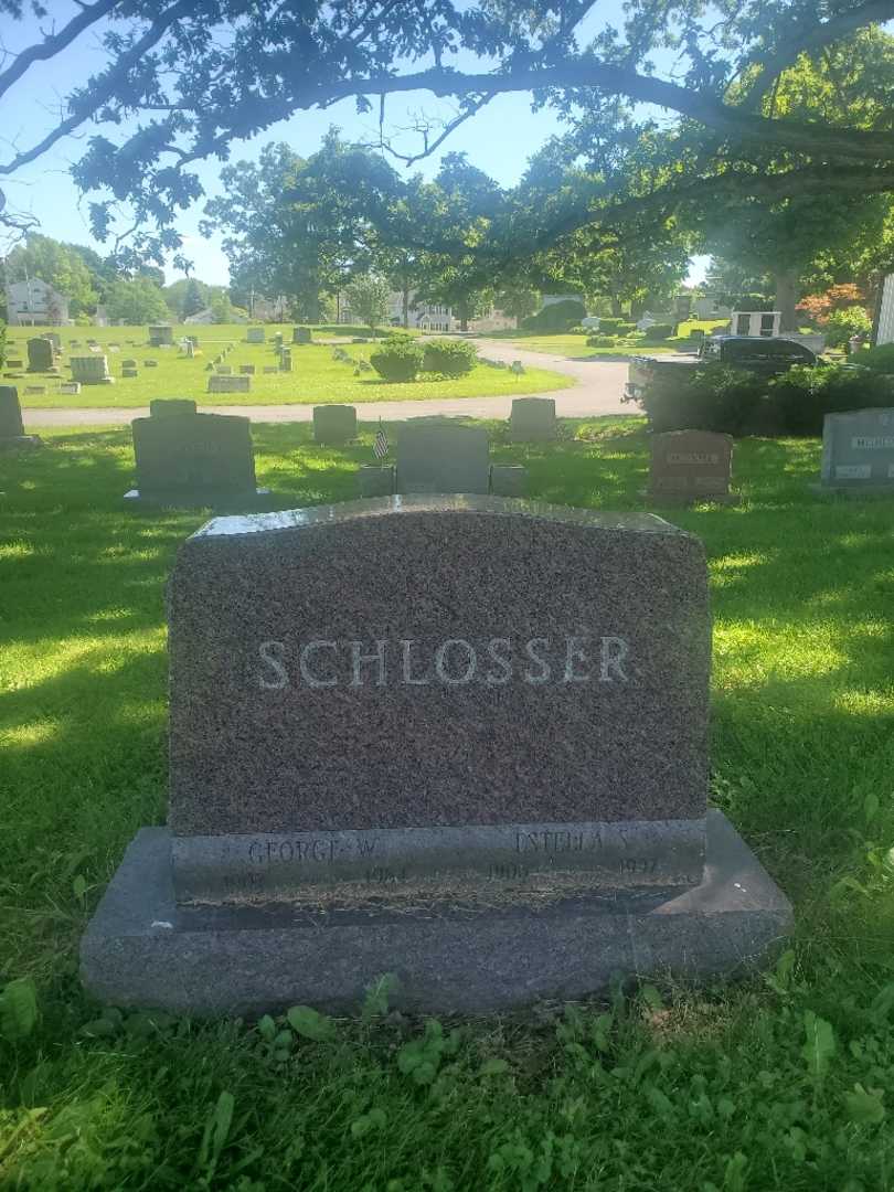 George W. Schlosser's grave. Photo 2