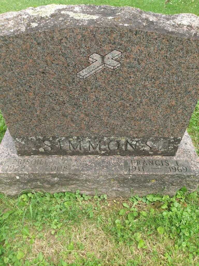 Francis L. Simmons's grave. Photo 3