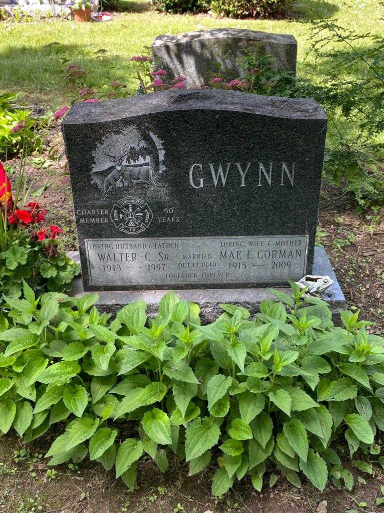 Mae E. Gwynn Gorman's grave. Photo 3