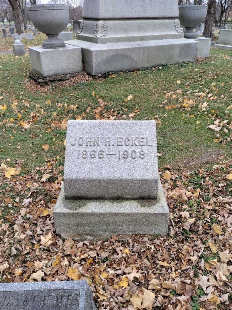 John H. Eckel's grave. Photo 2