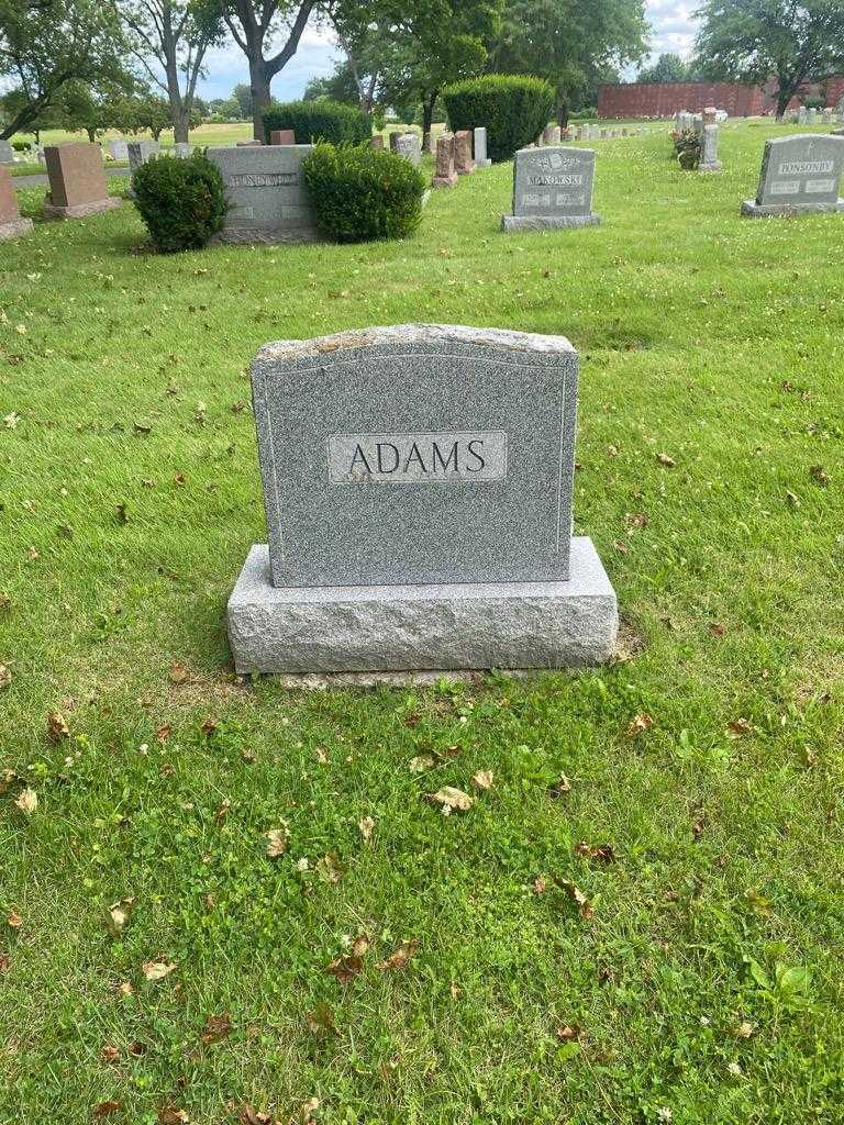 Edna M. Adams's grave. Photo 1