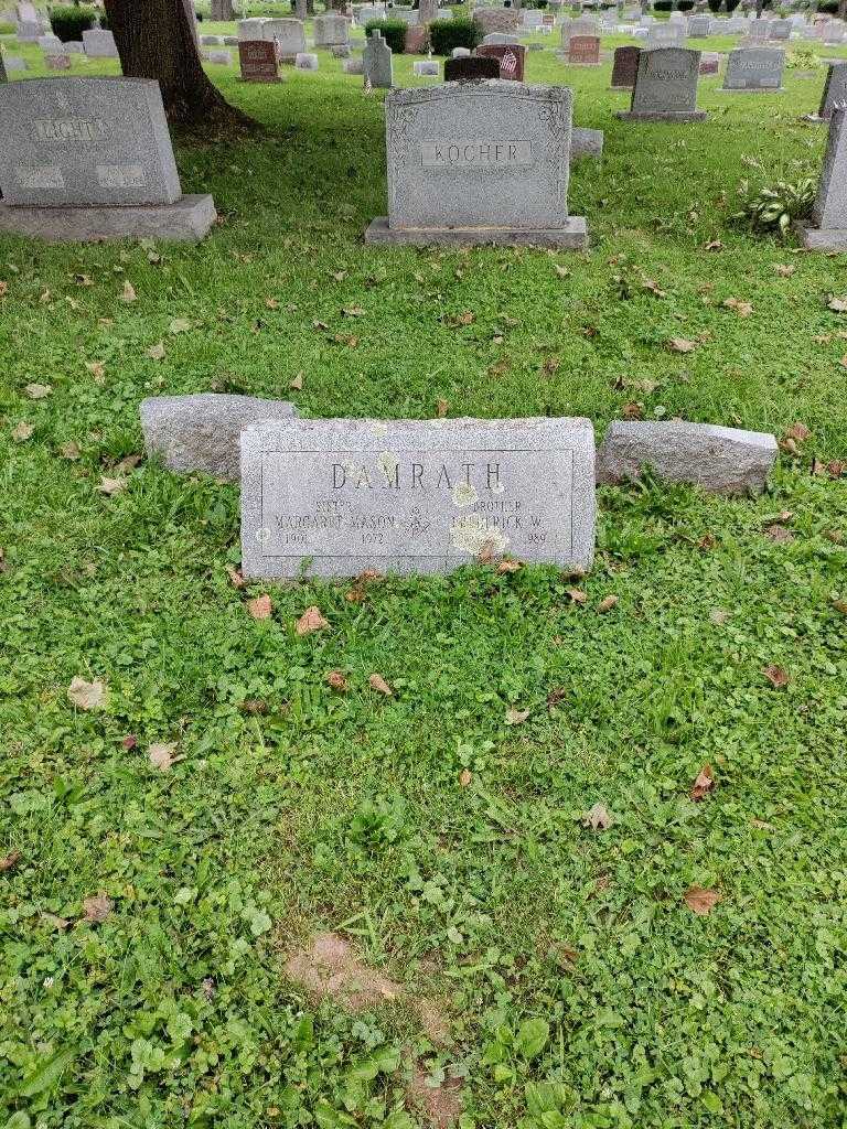 Brother Frederick W. Damrath's grave. Photo 1