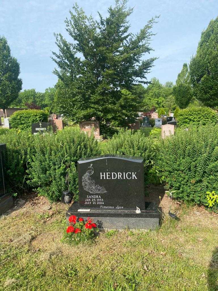 Sandra Hedrick's grave. Photo 2