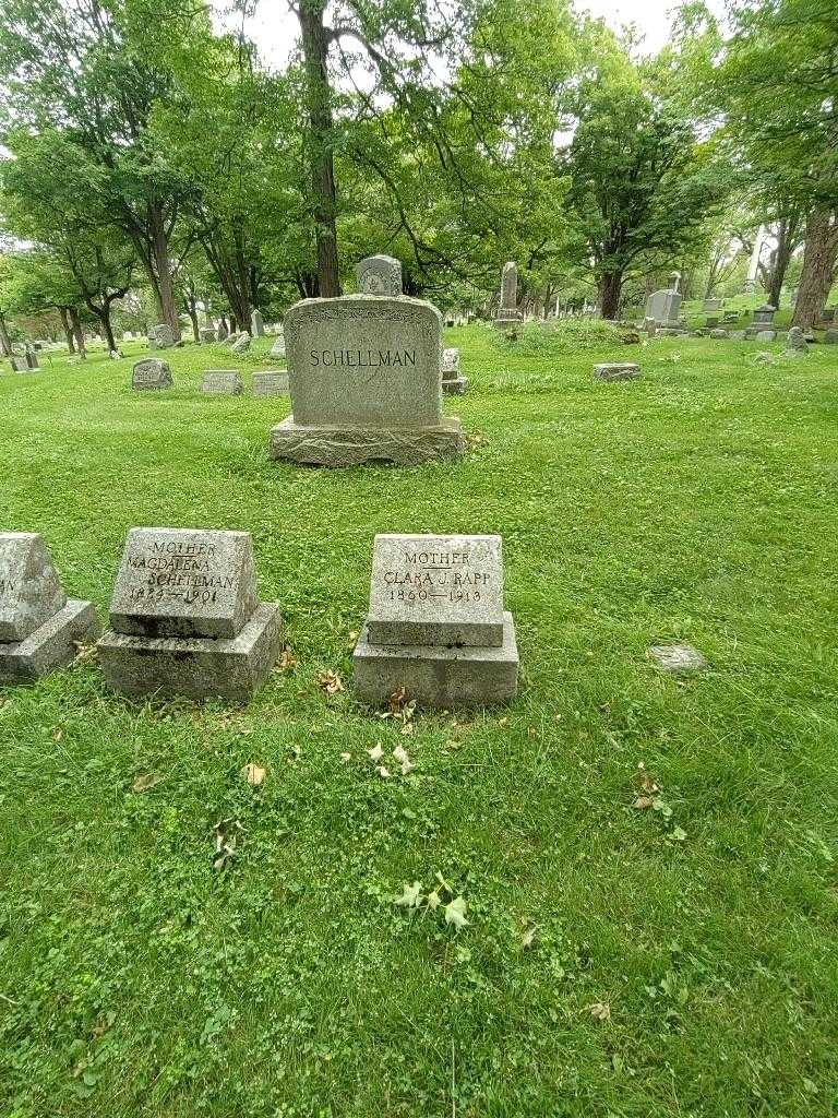Clara J. Rapp's grave. Photo 1