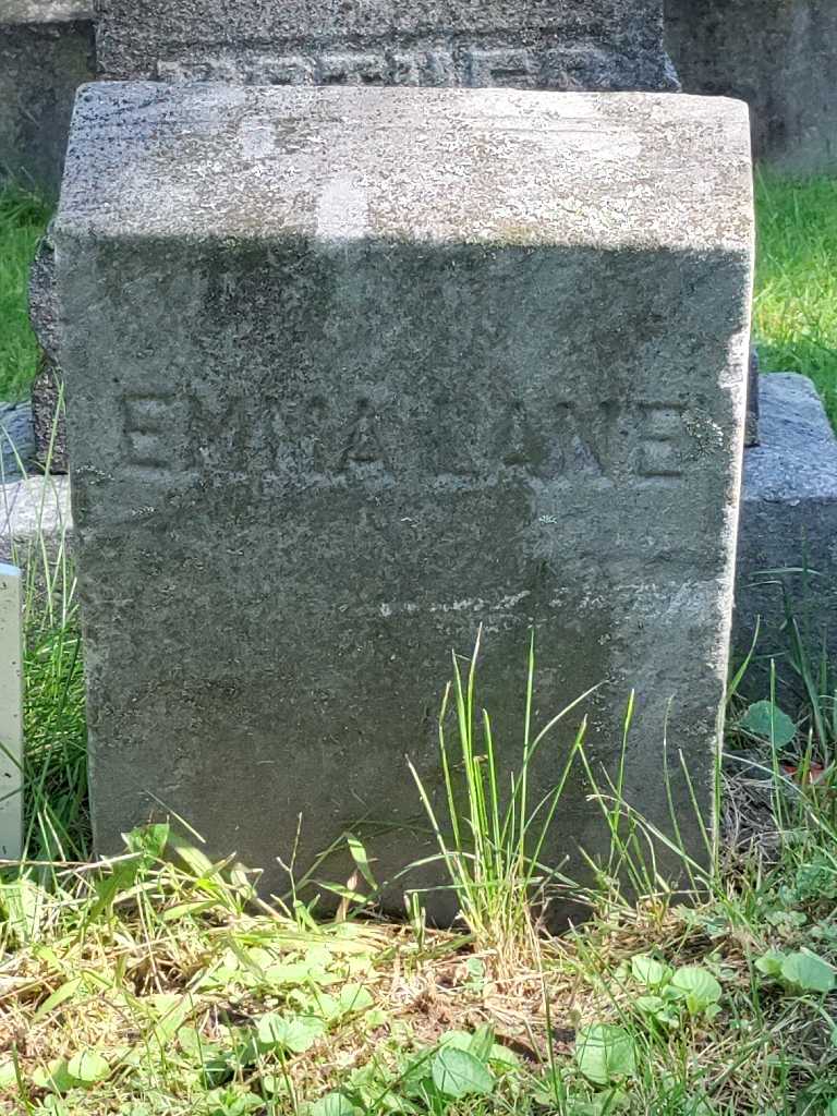 Emma Lane's grave. Photo 3