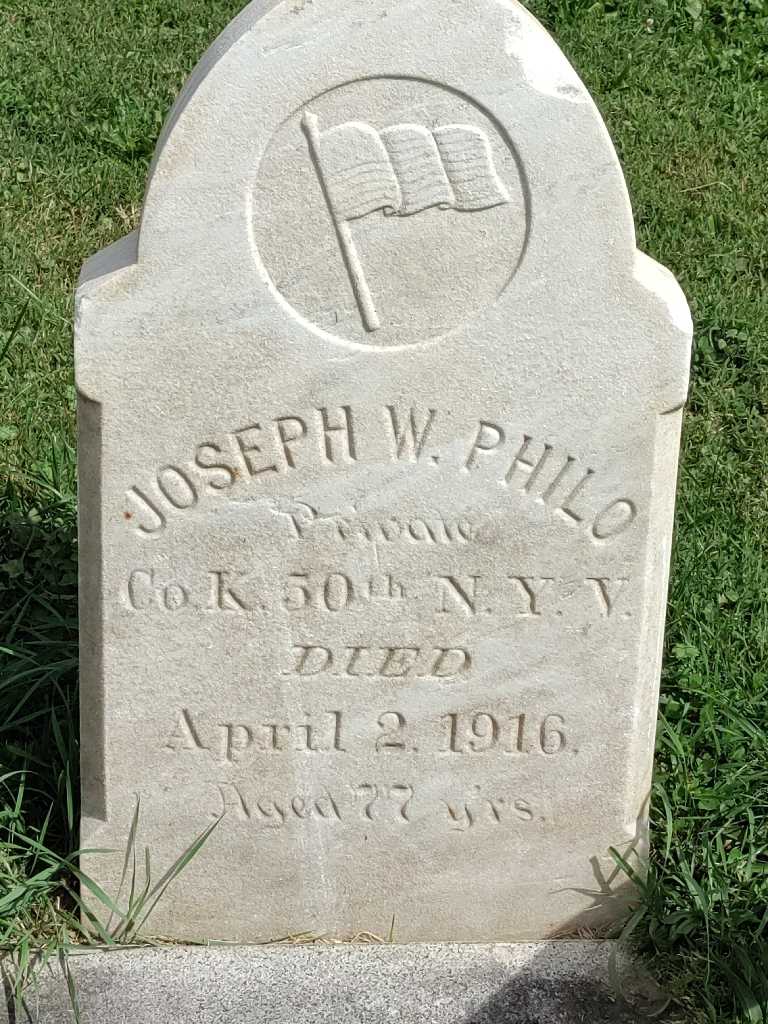 Joseph W. Philo's grave. Photo 3