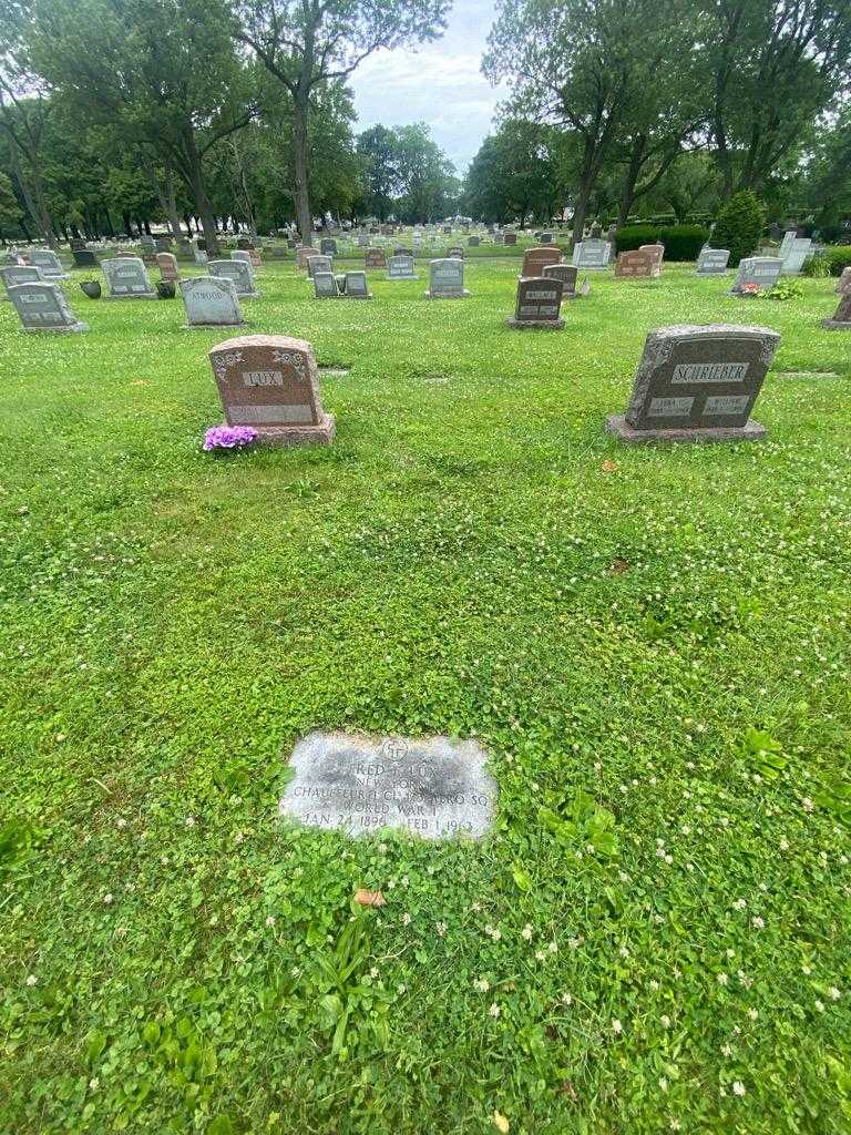 Fred E. Lux's grave. Photo 1