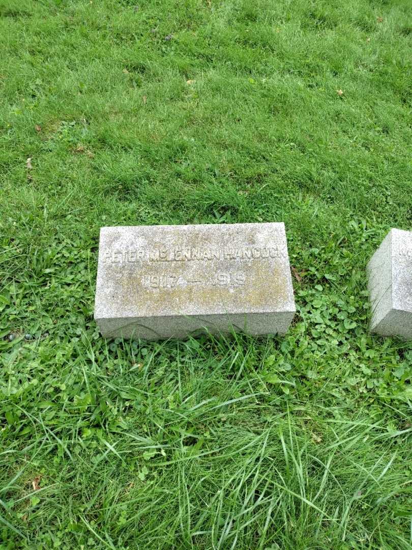 Peter McLennan Hancock's grave. Photo 2