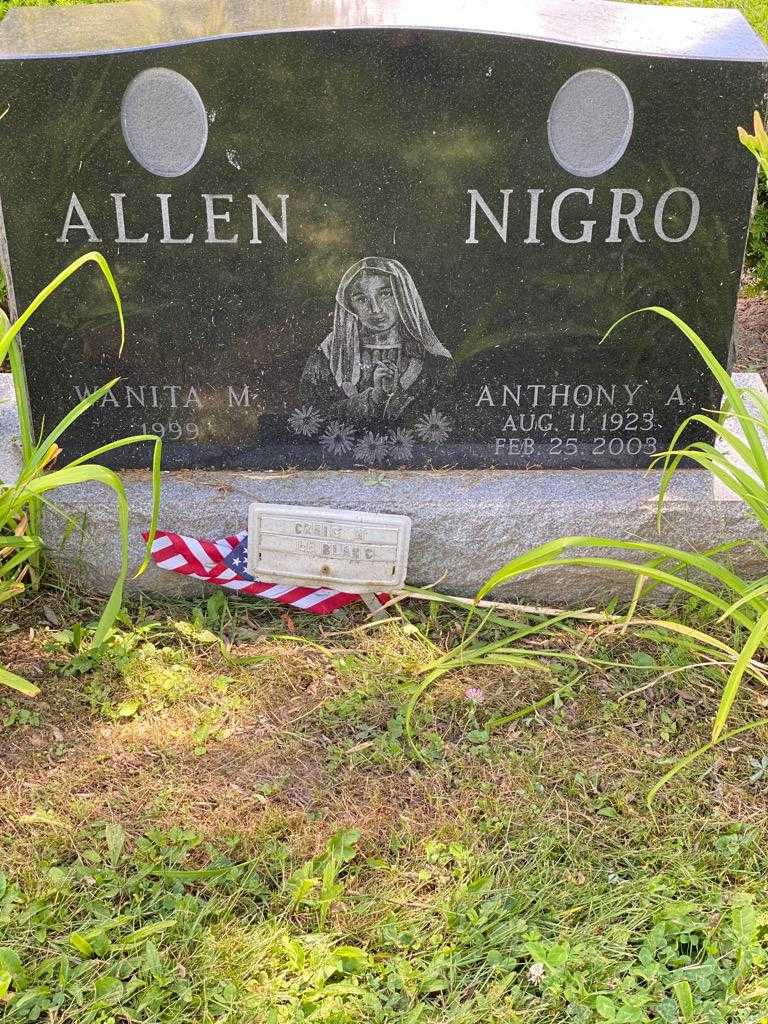 Anthony A. Nigro's grave. Photo 3