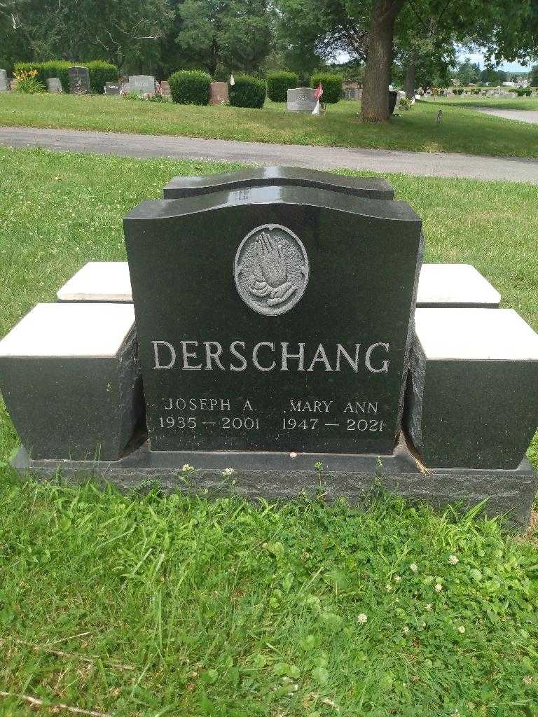 Mary Ann Derschang's grave. Photo 1