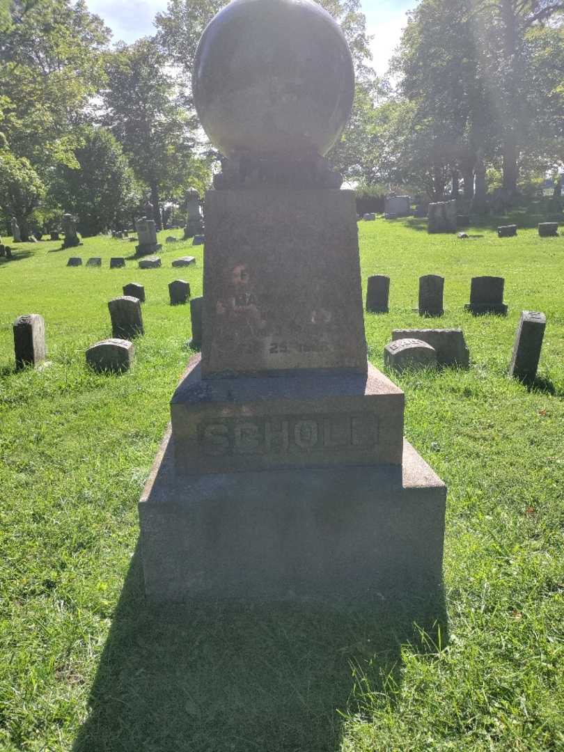 Philip Scholl's grave. Photo 2