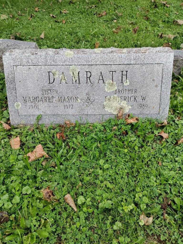 Brother Frederick W. Damrath's grave. Photo 2