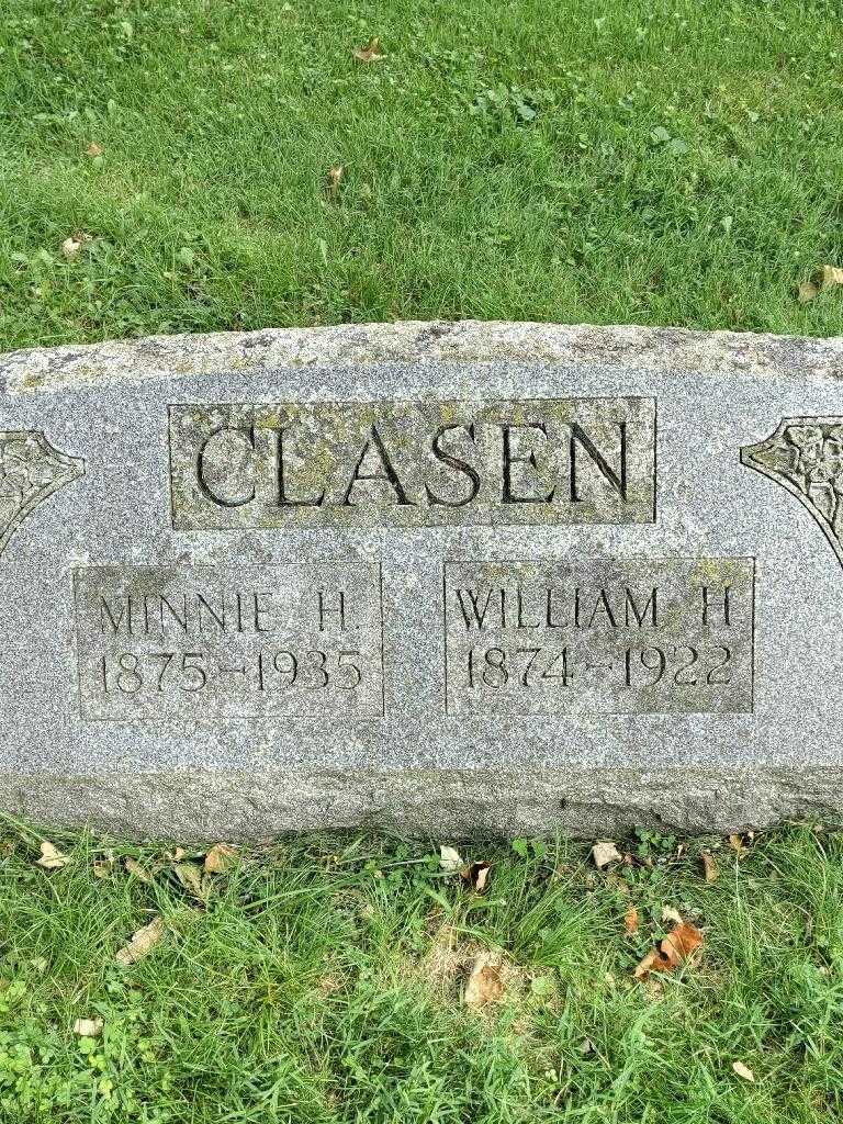 William H. Clasen's grave. Photo 3