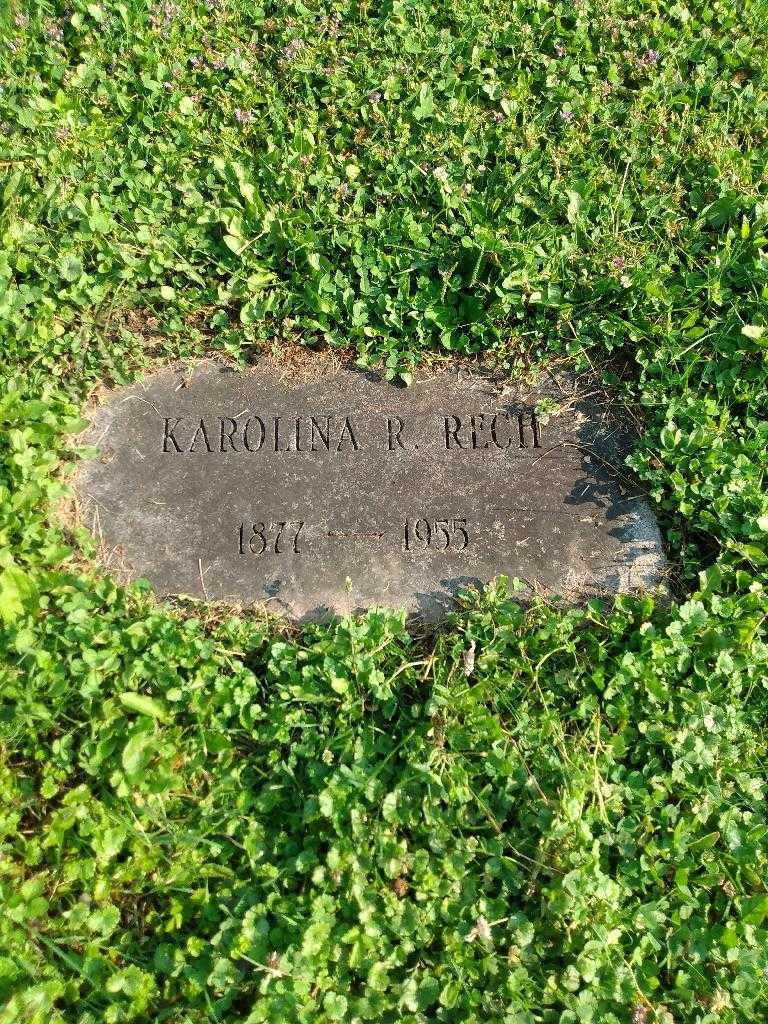 Karolina R. Rech's grave. Photo 2