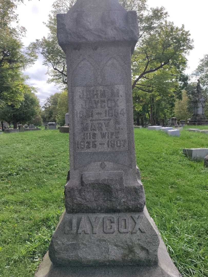 Mary C. Jaycox's grave. Photo 3