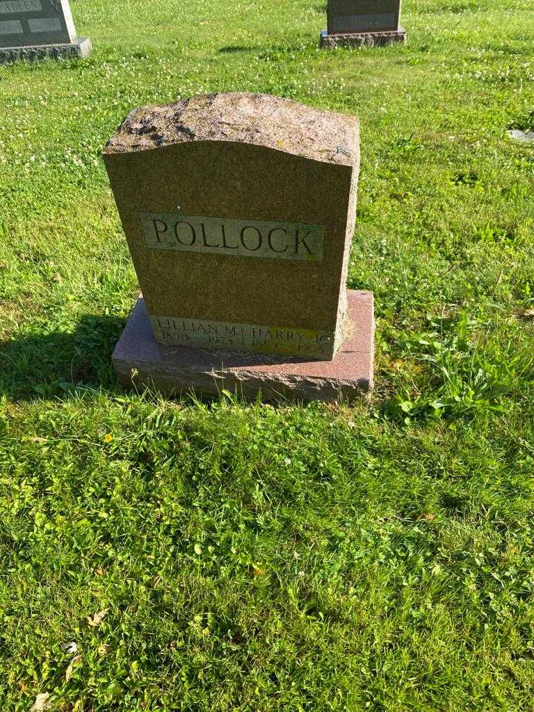 Harry R. Pollock's grave. Photo 1