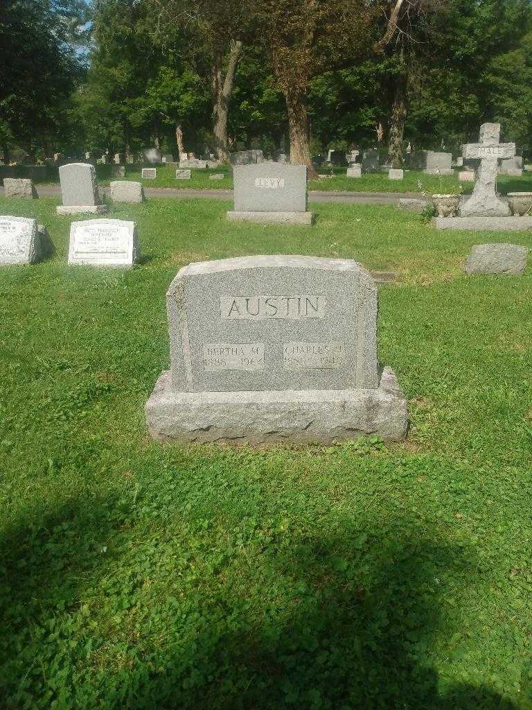 Charles H. Austin's grave. Photo 1