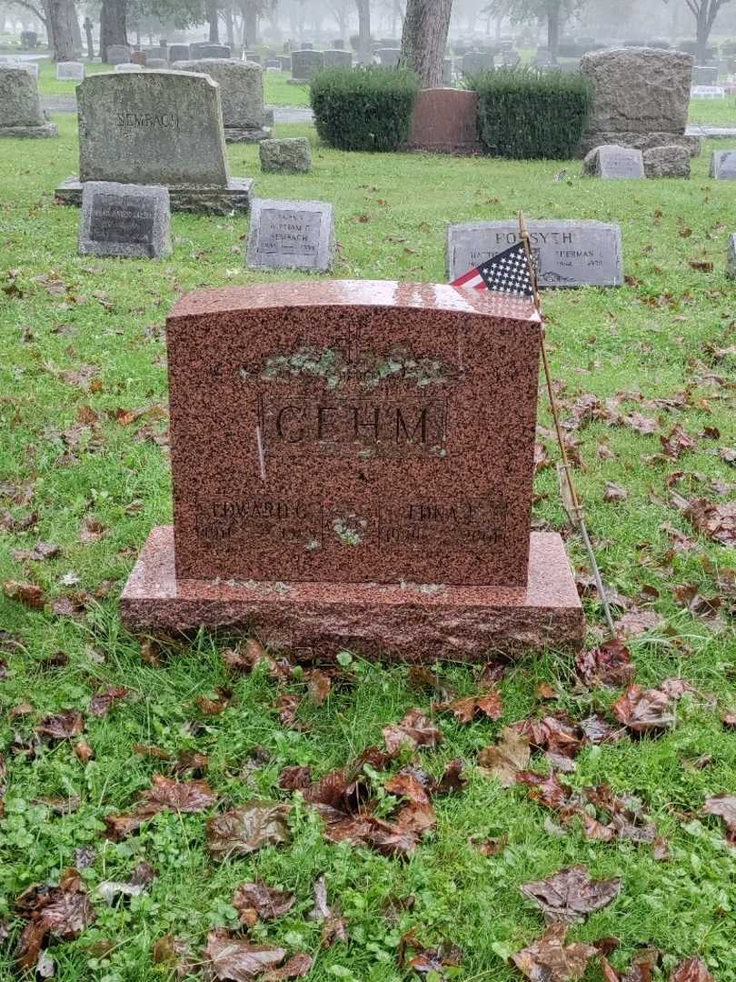 Edward G. Gehm's grave. Photo 2