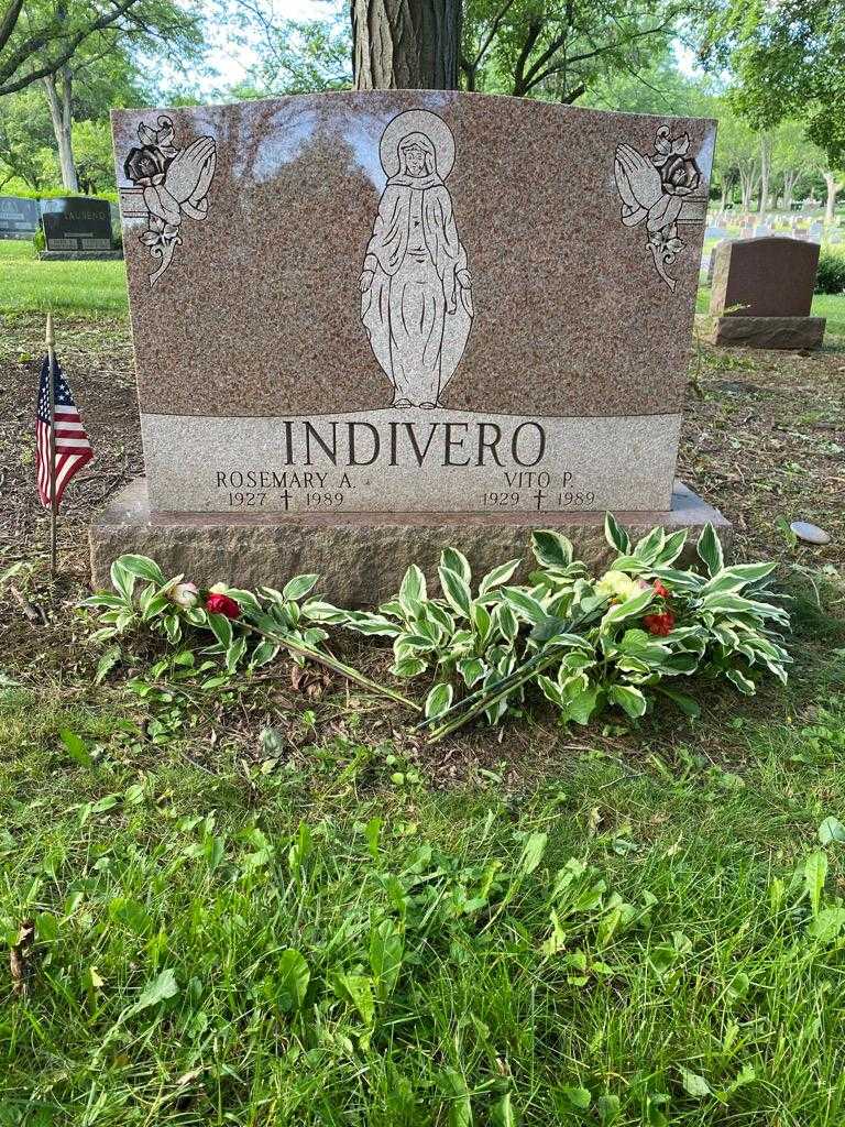 Rosemary A. Indivero's grave. Photo 2