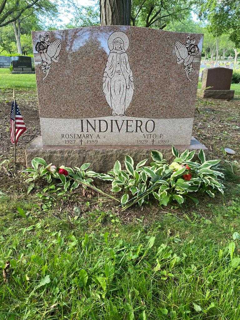 Vito P. Indivero's grave. Photo 2