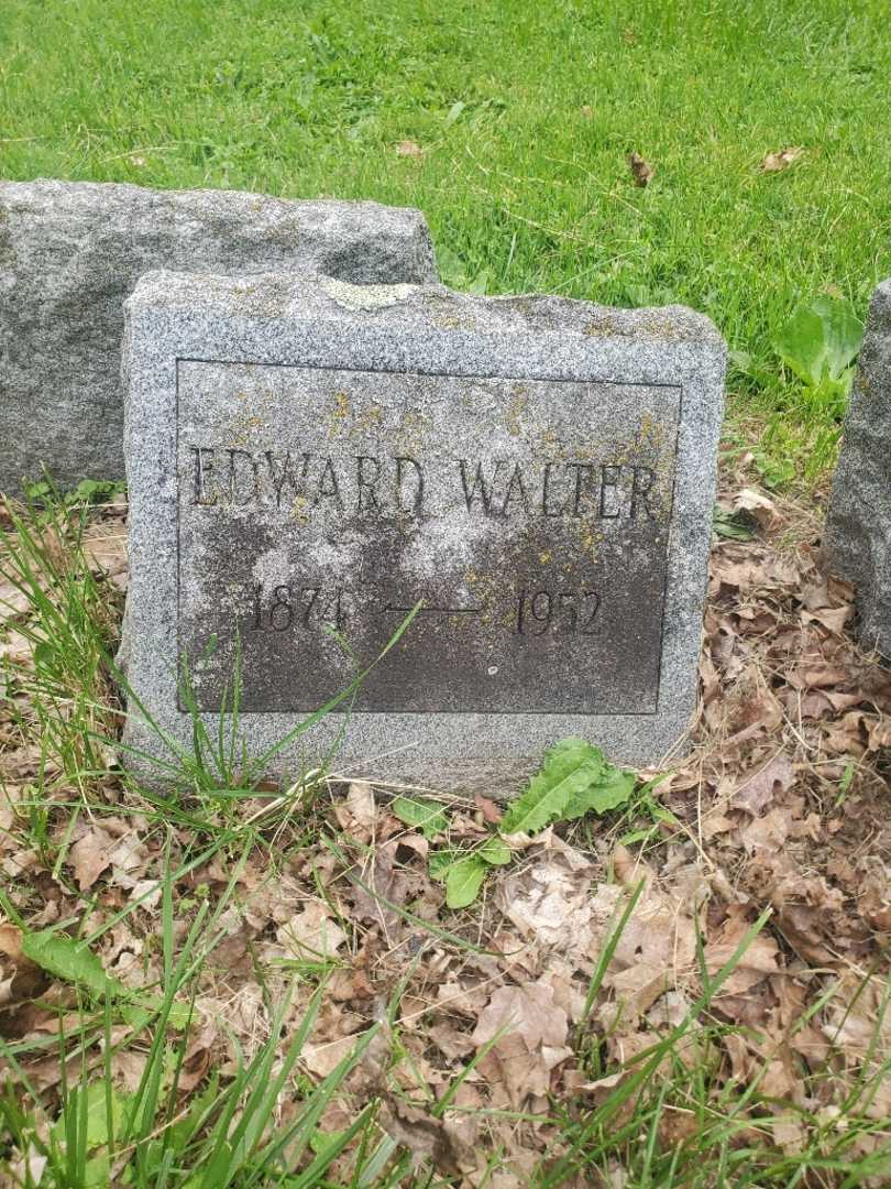 Edward Walter's grave. Photo 4