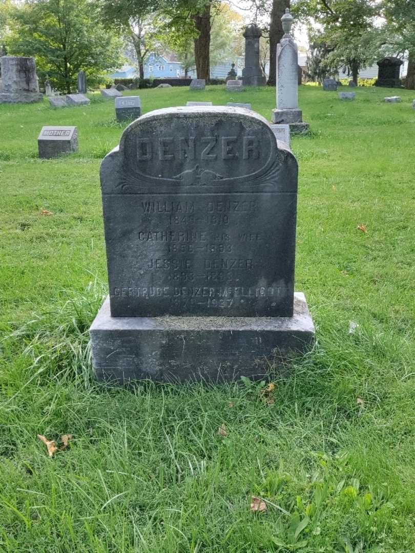 Jessie L. Denzer's grave. Photo 2
