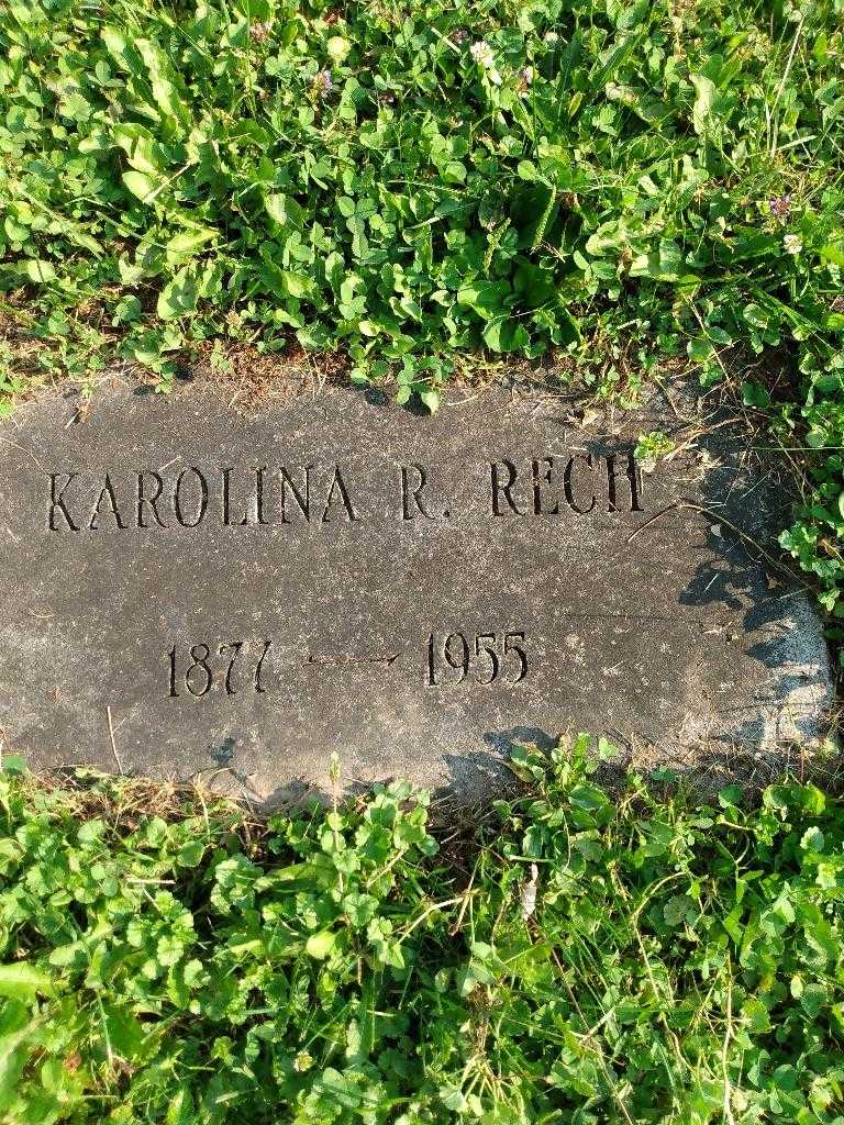 Karolina R. Rech's grave. Photo 3