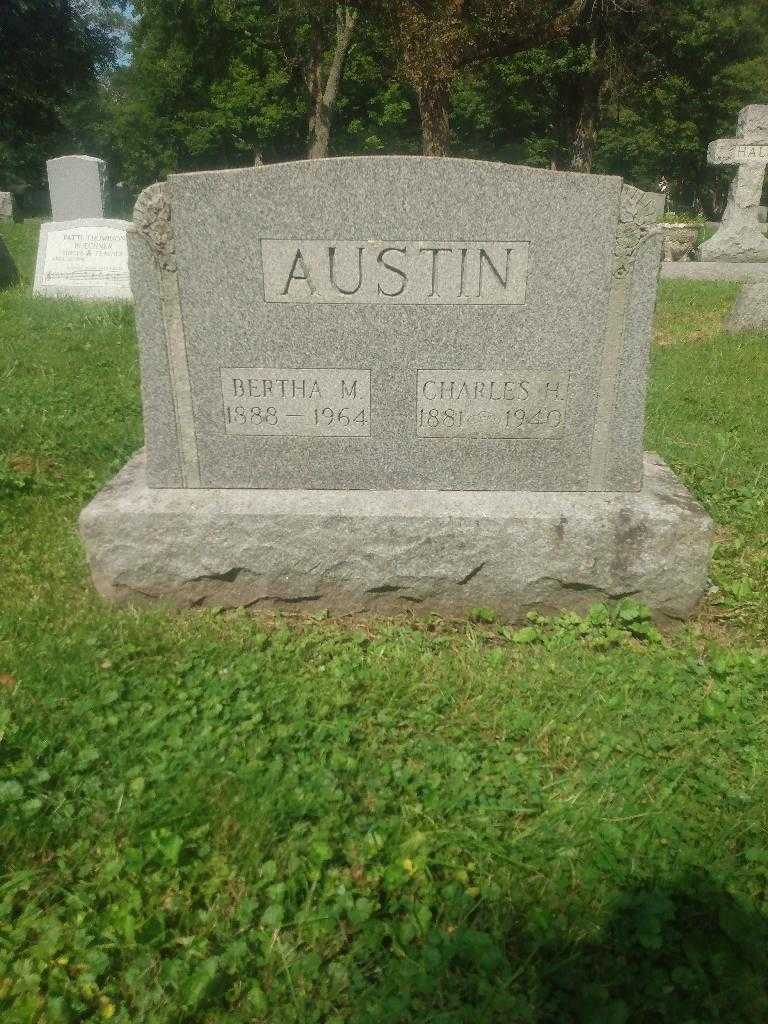 Charles H. Austin's grave. Photo 2