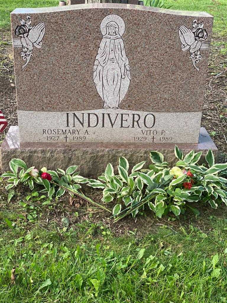 Rosemary A. Indivero's grave. Photo 3