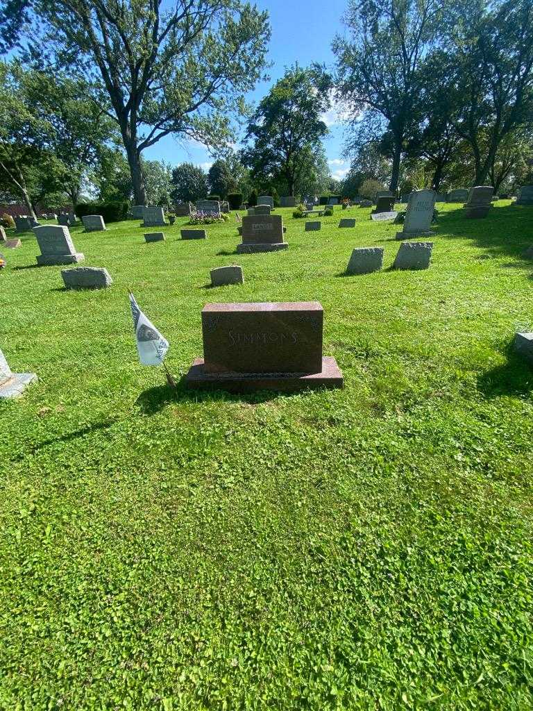 Mary A. Simmons's grave. Photo 1