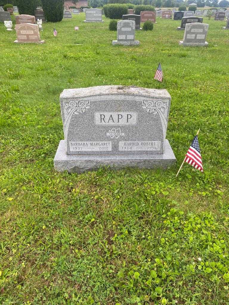 Barbara Margaret Rapp's grave. Photo 2