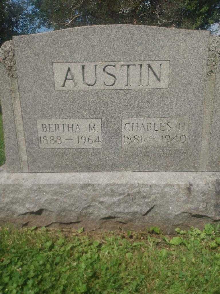 Bertha M. Austin's grave. Photo 3
