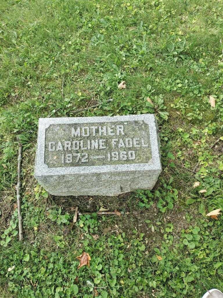 Caroline Fadel's grave. Photo 3