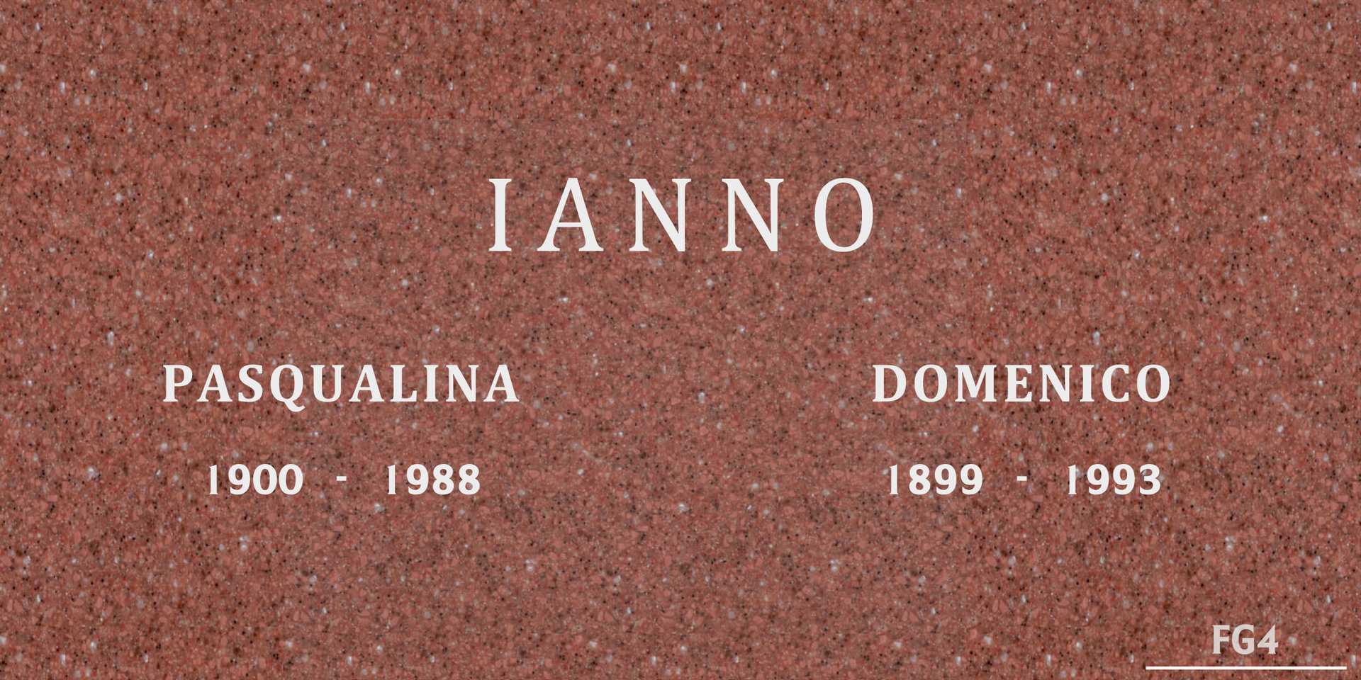 Domenico Ianno's grave