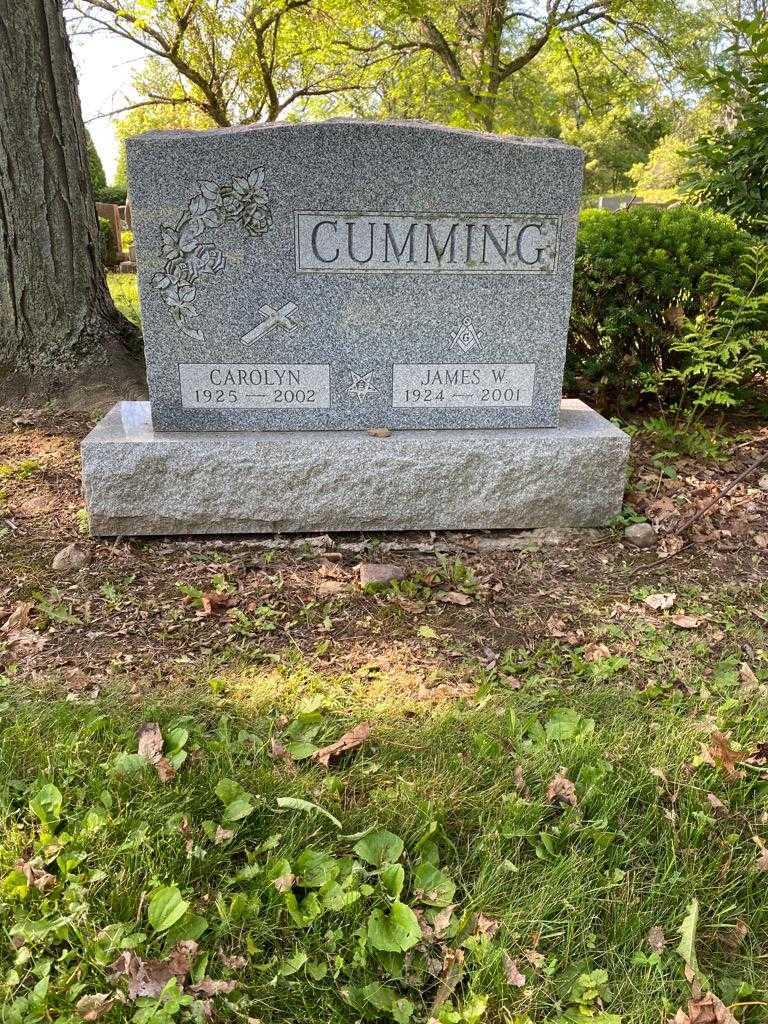 Carolyn Cumming's grave. Photo 2