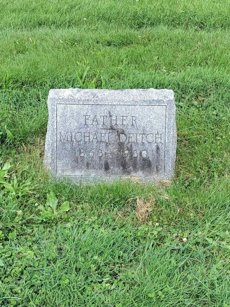 Michael Deitch's grave. Photo 2