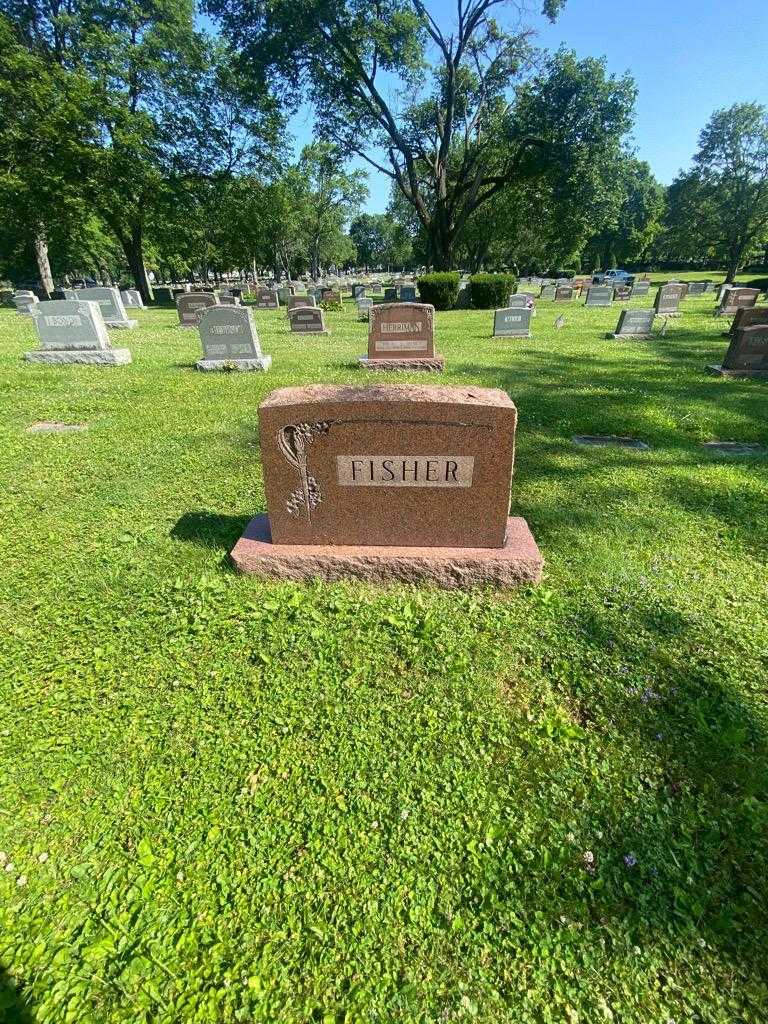 Raymond H. Fisher's grave. Photo 1