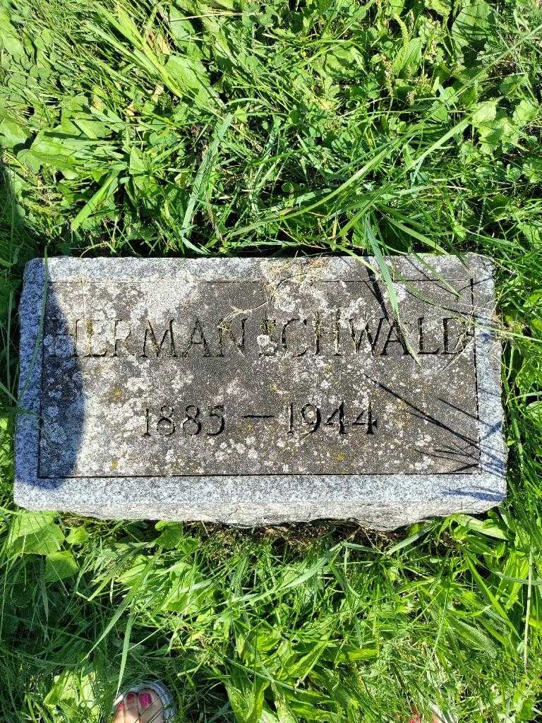 Herman Schwald's grave. Photo 2