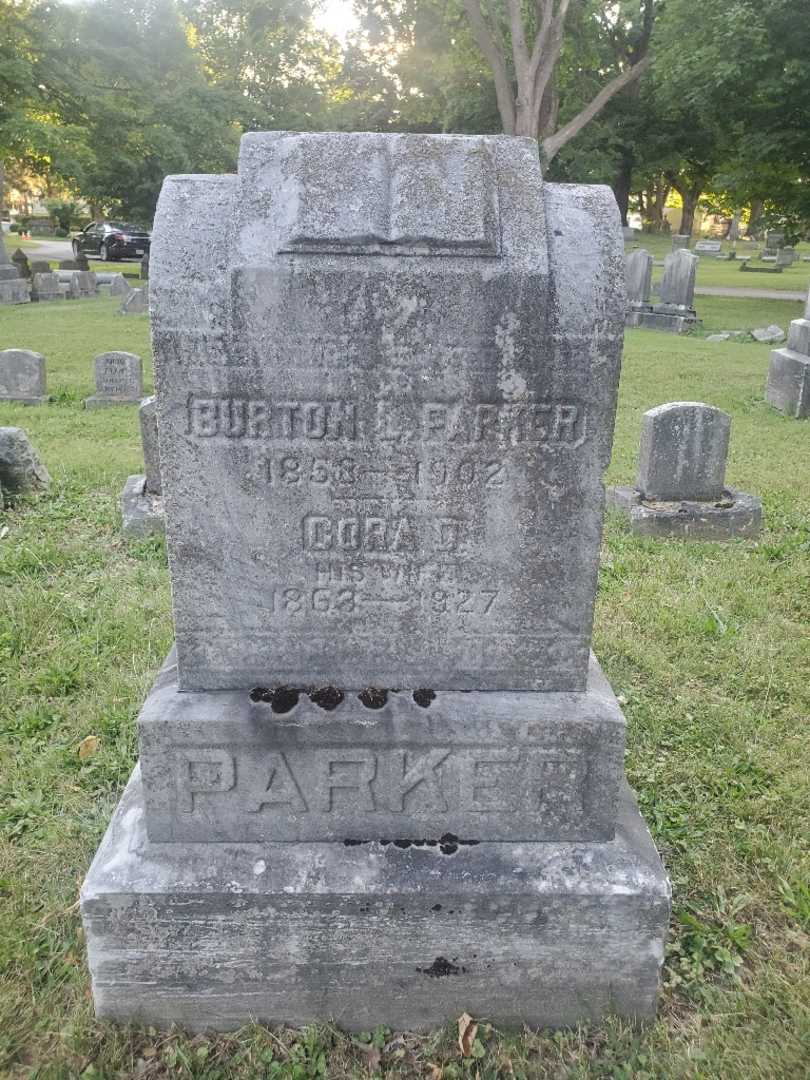 Cora Davis Parker Vibbert's grave. Photo 3