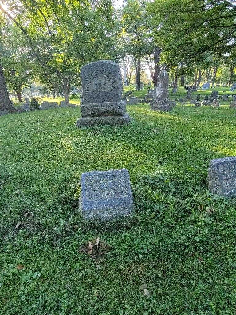 Edward Chamberlain's grave. Photo 1