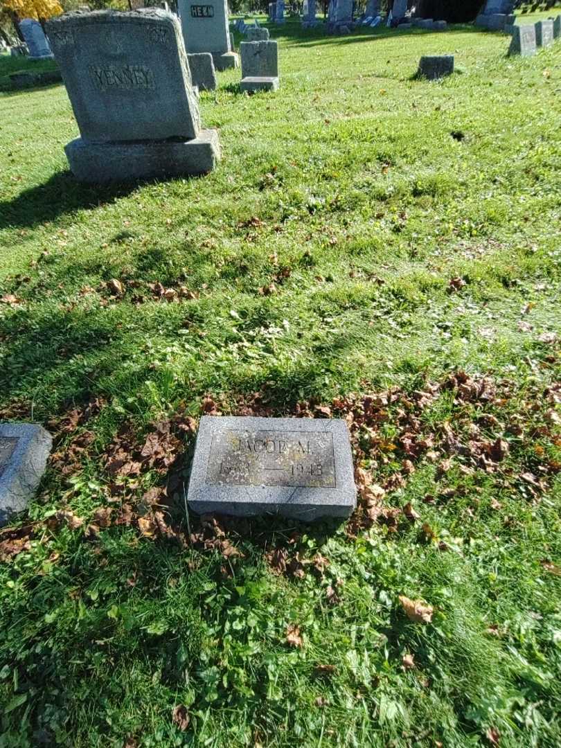 Jacob M. Yenney's grave. Photo 2