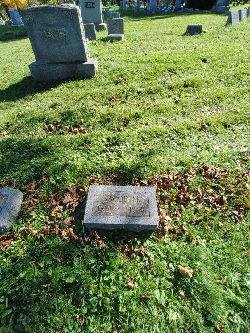 Jacob M. Yenney's grave. Photo 1